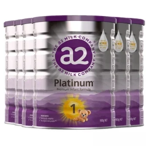 【NZ顺丰直邮】【5-15个工作日到货】A2 PLATINUM 白金铂金婴幼儿高端配方牛奶粉 1段(新版) 一箱6罐【保质期2027/12】